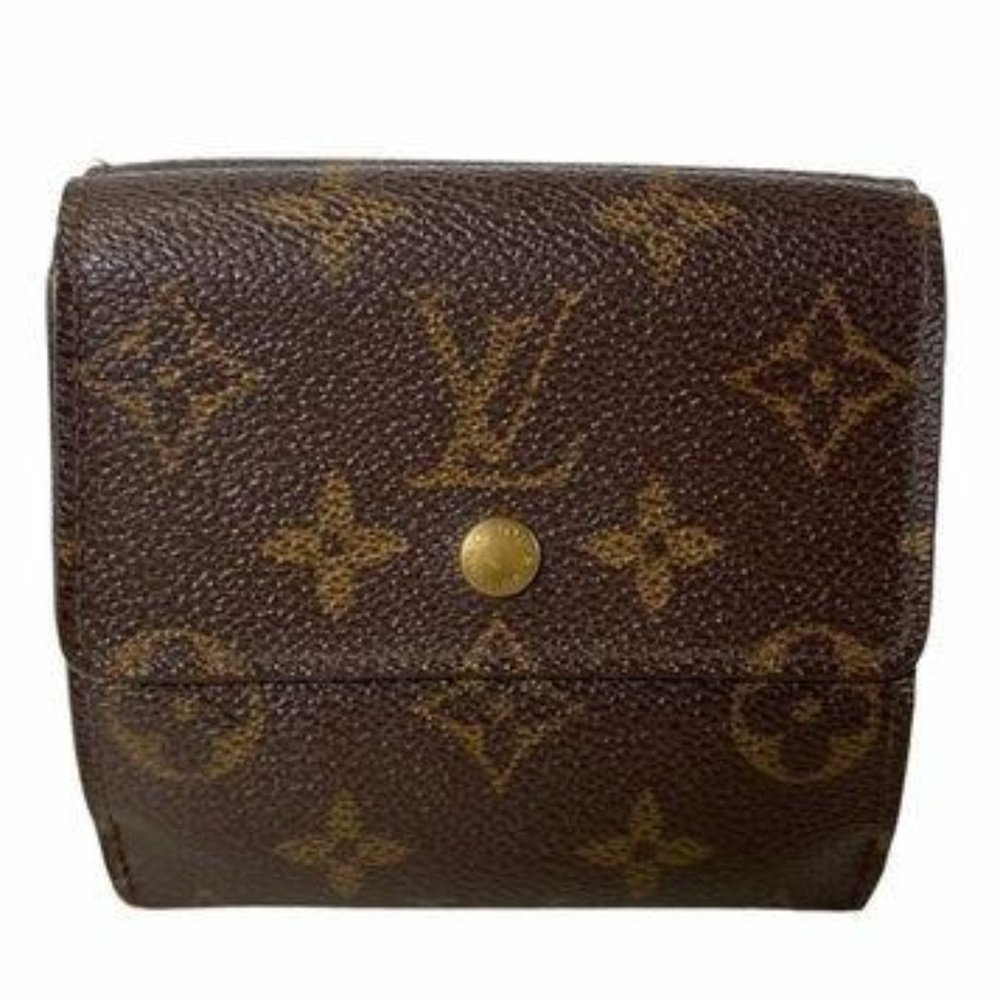 Authentic Louis Vuitton Wallet Portefeiulle Elise Trifold Monogram LV Vintage
